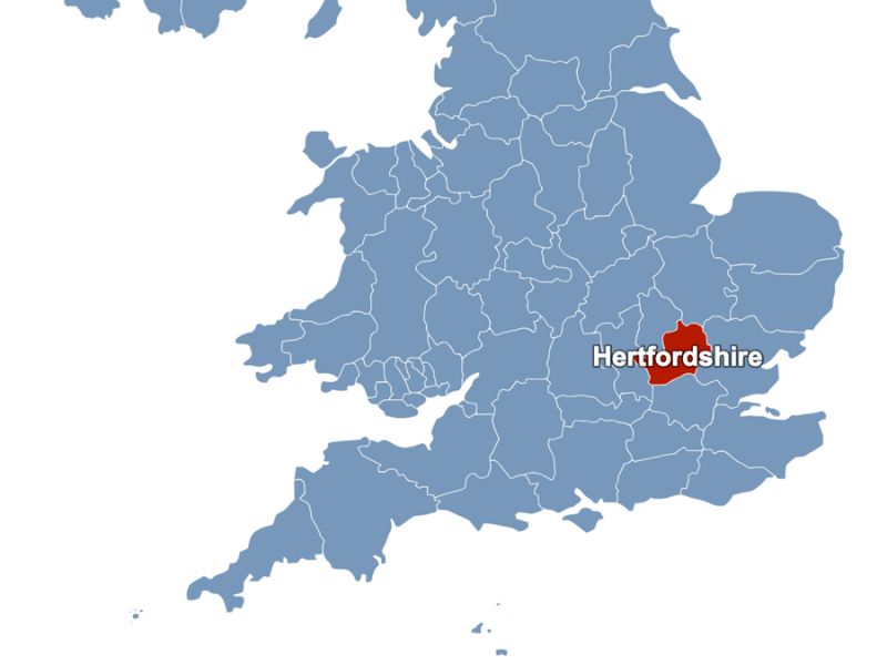Hertfordshire - UK county